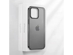 Capa Para Iphone 17 Preta Fosca, Ultrafina E Rígida.