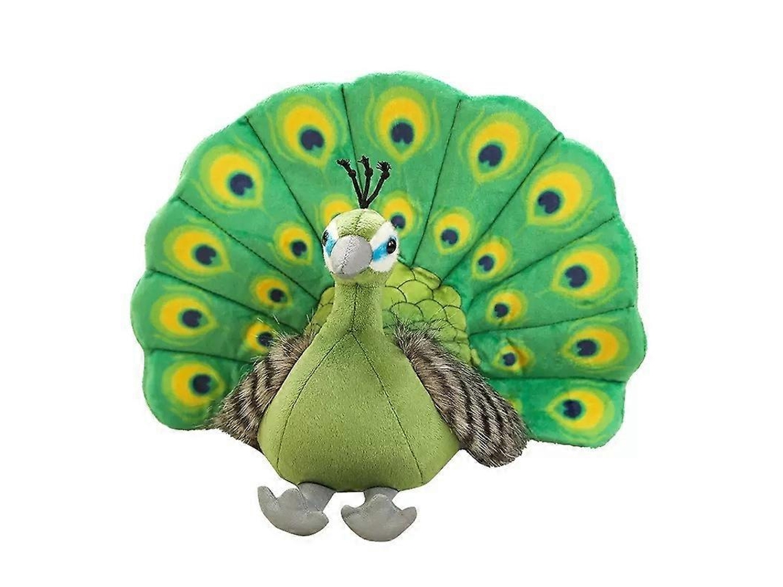 Boneco De Pelúcia Pavão Verde, Decoração E Presente