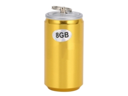 Pen Drive (armazenamento Portátil) Pen Drive Em Forma De Lata (8gb) Dourado