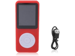 Reprodutor de MP3 de 32 GB, MP4, Bluetooth, leitor de e-books de 32 GB, compatível com mini vídeos musicais, acessórios para Red