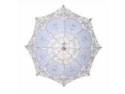 Paraguas De Encaje Para Boda Estilo Elegante Parasol Novia Decoración Fotografía Beige Amarillo 43cm Diámetro