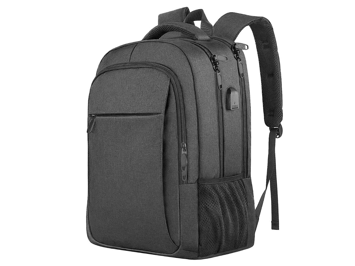 Mochila para Laptop de Viagem Mochila para Jogos Repelente de Agua Business College Daypack Elegante Bolsa para Laptop Preta Worten.pt