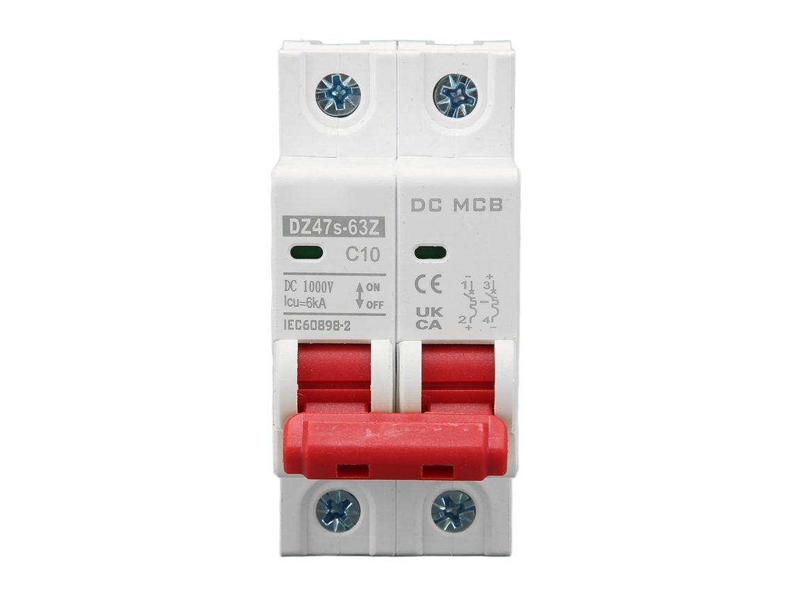 Interruptor de Circuito 2p 500v MCb 16a com Capacidade 6000a com S/MARCA
