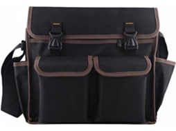 Bolsa para ferramentas de eletricista Magiclulu em lona Preta, multifuncional e organizada, com design durável, ideal para...