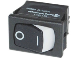 Interruptor BLUE SEA Rocker Switch Dpst On/Off Preto