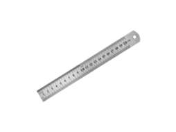 Régua Reta, Régua Métrica Dupla Face Em Aço Inoxidável De 15a 50cm Para Desenho Escritório 200mm