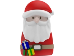 Coluna Bluetooth MOJIPOWER Pai Natal (Vermelho - 2 W - Autonomia: até 3 h)