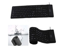 2026 teclado de Silicone 109 Teclas Impermeável Portátil Flexível Fácil de Limpar para Pc Notebook
