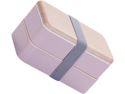 Lancheira Bento De Camada Dupla Veemoon Para Estudantes E Piqueniques, Capacidade De 1, 2l, Design Nórdico, Material Pp