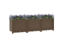 Vidaxl Canteiro Elevado 120x40x38 Cm Polipropileno