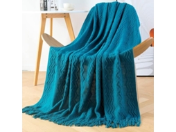 Capa de Sofá Tricô Mantou Decoração para Casa Lençol Manta Cashmere Verde Tapeçaria Outono/inverno 150x230cm 1