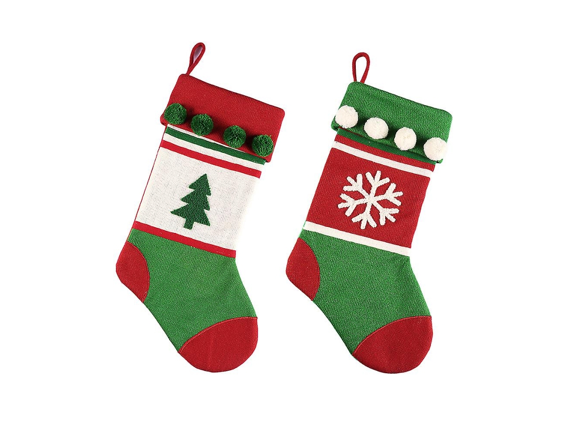 Meias De Natal, Árvore De Natal, Neve, Sacola De Presente, Decorações De Natal, Sacola De Doces Pxcl Olysi Shop