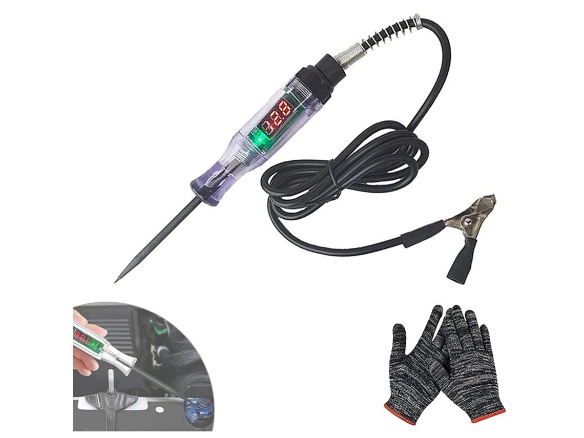 Caneta De Teste De Circuito Automotivo, 3-24v, Para Carro E Caminhão, Tela Lcd, Digital