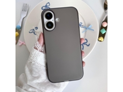 Capa Para Iphone 17 Pro Max Preta, Magnética, Ultrafina, Fosca, Com Toque Resistente.
