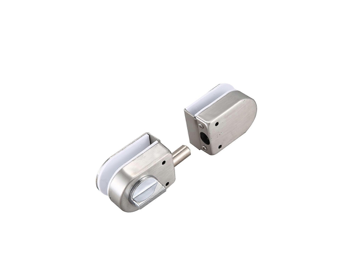 Fechadura De Aço Inoxidável Para Porta Vidro, 138a, Sem Necessidade Furação, Vidro Dupla, Moldura Gl-wellngs