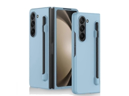 Capa De Pc Skin Feel Com Compartimentos Para Caneta, Caneta Não Incluída Para Samsung Galaxy Z Fold5