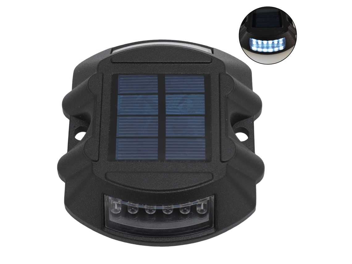 Luz Solar de Solo IP68 com Detecção Inteligente LED 6V 1.8W para Jardim Estrada | S/MARCA