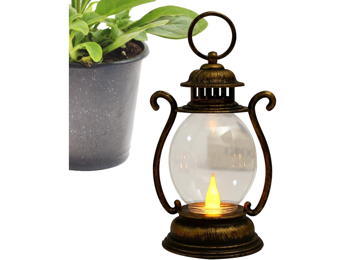 Abajur De Mesa Estilo Fazenda Funciona A Bateria, Luz Noturna, Luminárias Decorativas Rústicas