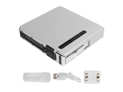 Caixa para 20 cigarros comuns com carregamento USB e isqueiro incluso, ideal para homens e mulheres