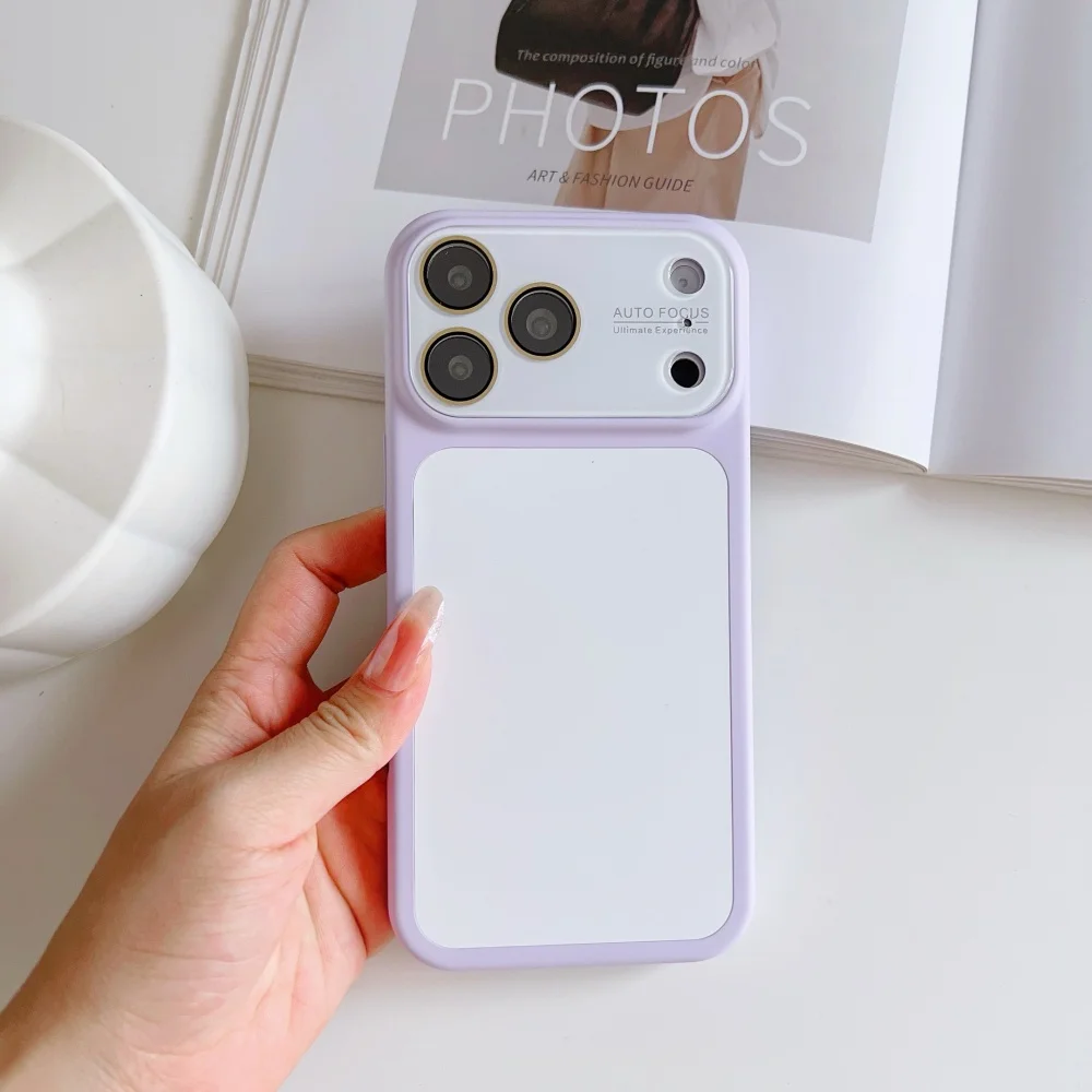 Capa Para Iphone 15 Pro (roxa), Com Proteção De Vidro Temperado Para A Câmera, Estrutura Resistente A Impactos E Parte Traseira Rígida.