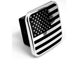 Capinha de Engate de Reboque em Metal Bandeira Americana 3d Stereo para Engate de 2 Polegadas