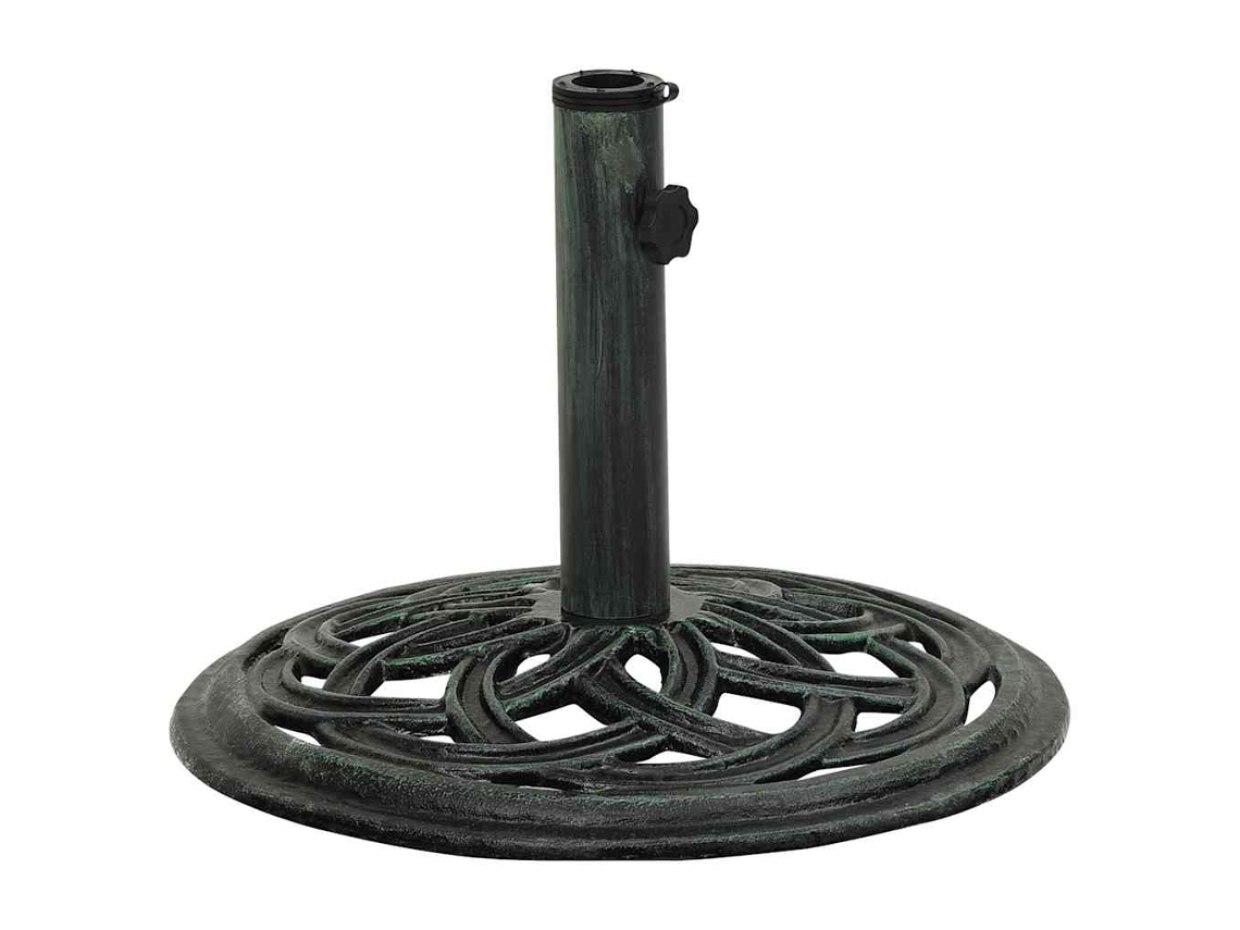 Base para Guarda sol Ferro Fundido 44x44x31 Cm Verde MAISON EXCLUSIVE