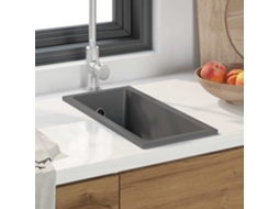 Vidaxl Pia De Cozinha Cinzeto 21 X 44 X 14 Cm Granito