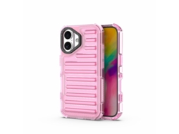 Capa Híbrida Pc Tpu De Alta Transparência Para Iphone 16 Plus - Airbag