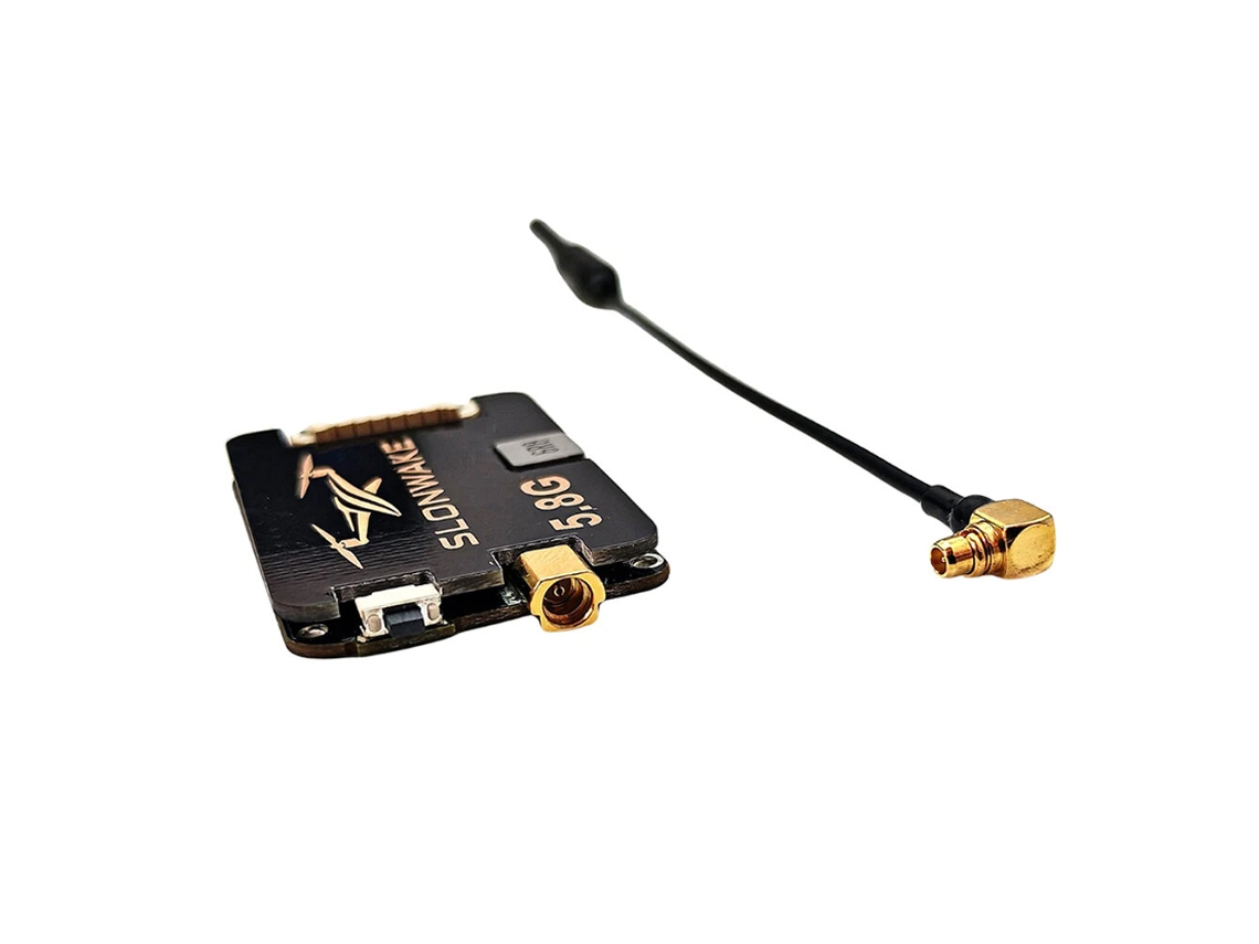 Transmissor Fpv Analógico 48ch 5.8ghz 1.2w 200/500/800/1200mw/pit Mmcx 2 6s 8.6g 35x23.5mm para Drone Corrida Longo Alcance MDUG (1200mw)