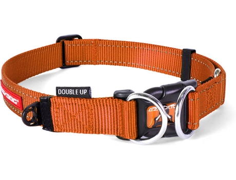 Coleira para Cães  Duplo (Laranja - 47-71 x 3.8 cm - Nylon)