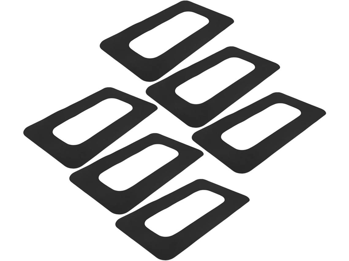 Kit De Reparo De Conexão De Quilhas De Prancha De Surf De 9 Polegadas Em Pvc Preto Com 6 Peças - Peças