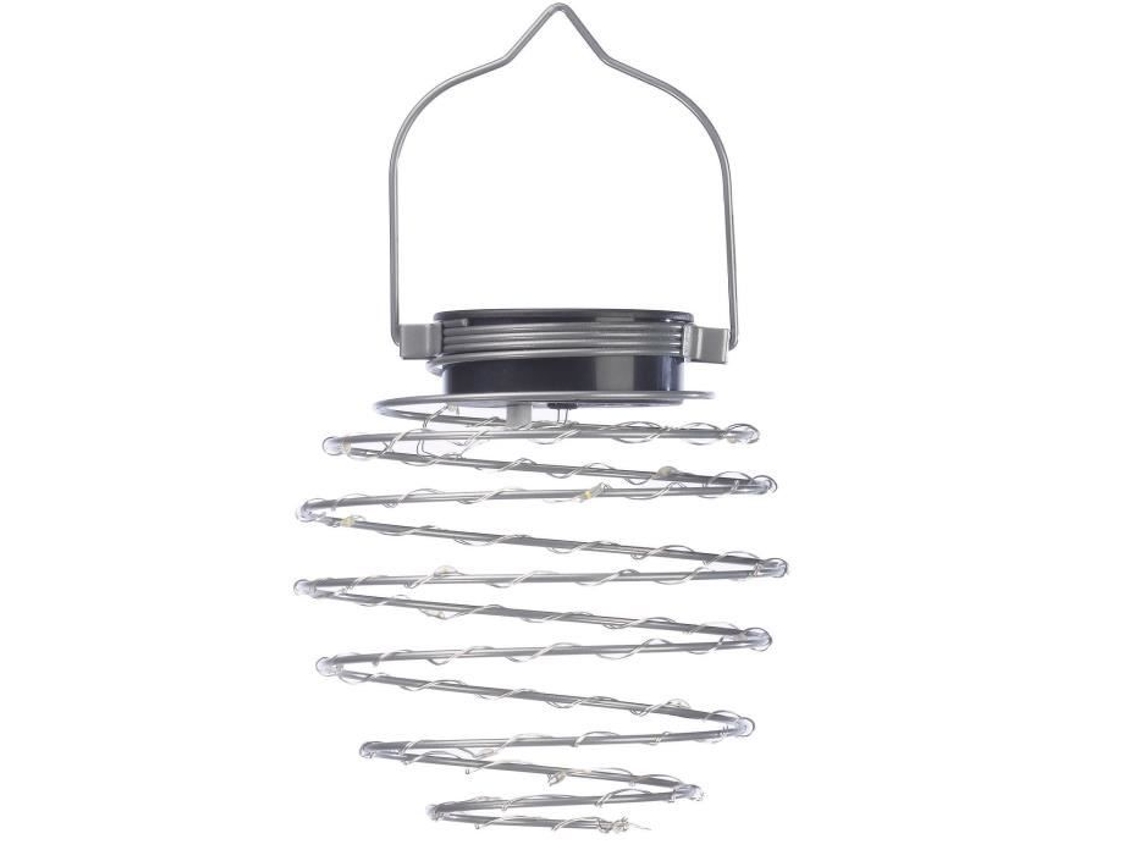 Lanterna solar de jardim inteligente Spiralight - pacote de 4