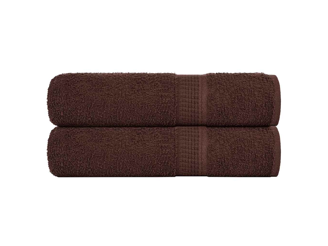 Hand Towel, Hand Towels Vidaxl Marrom Algodão (50 X 100 Cm)