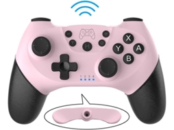 Comando Nintendo Switch Pro ALIN515-1 Rosa (Wireless)