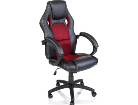 Cadeira Gaming TRESKO D6015D (Vermelho)