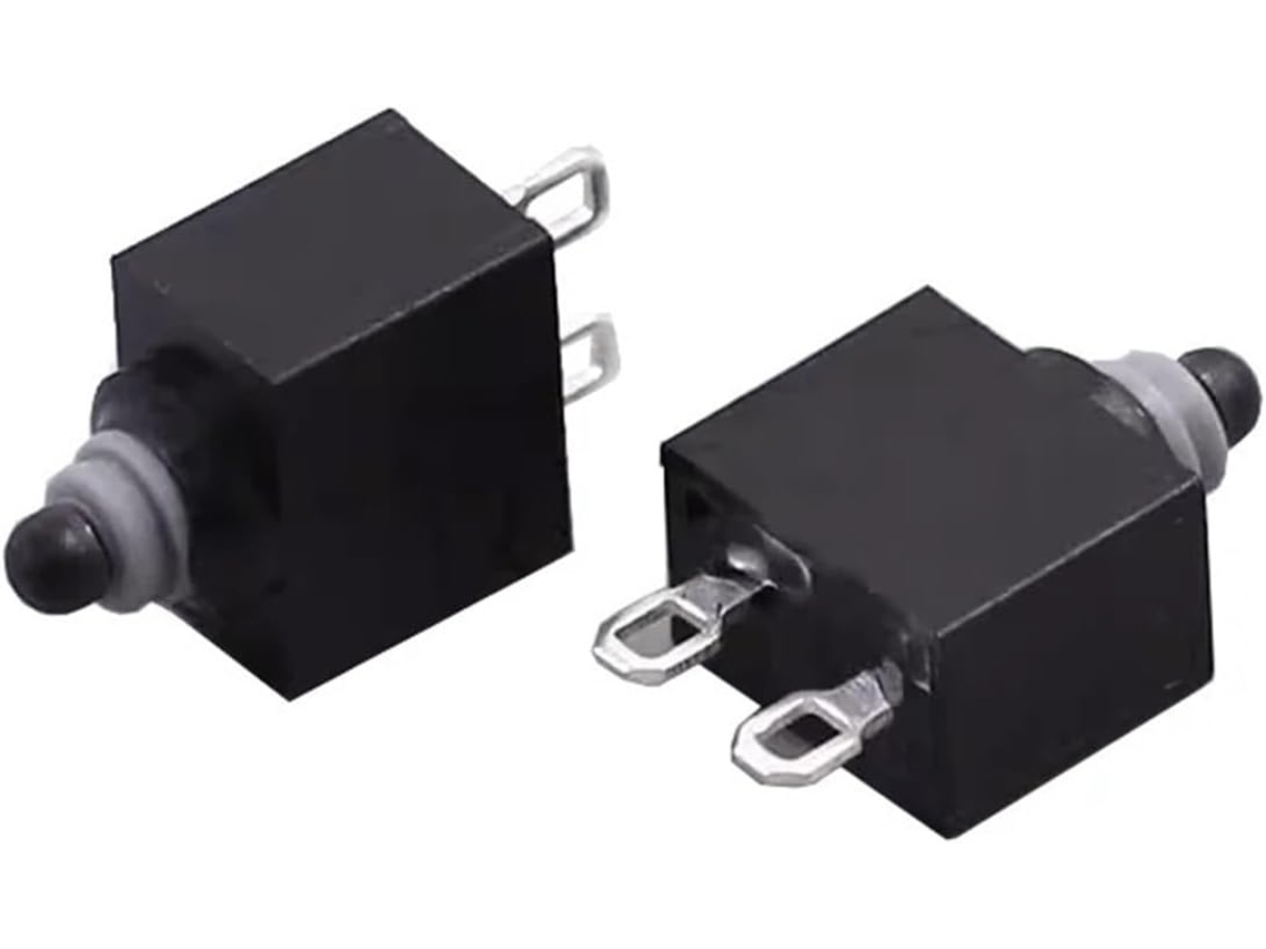 2 Unidades De Microinterruptor Tipo Fio Soldado Kw1-1c 1a Sem Alça, Interruptor De Reset Curso Pino 2 Pinos