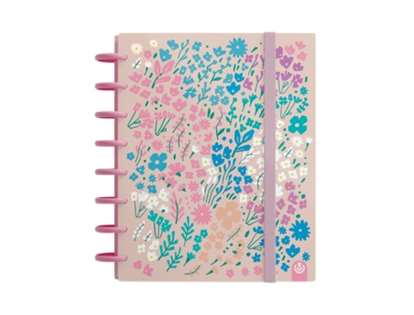 Caderno Ingeniox A5 Pautado 100Fl Ldt Edition #3 C/Elastico Rosa 66016082