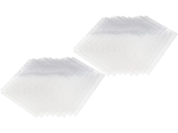 50 Pochettes Recharge Para Álbum De Fotos A4 9 Estojos 11 Trous Compatívels Classeur 3 Anneaux Feuilles