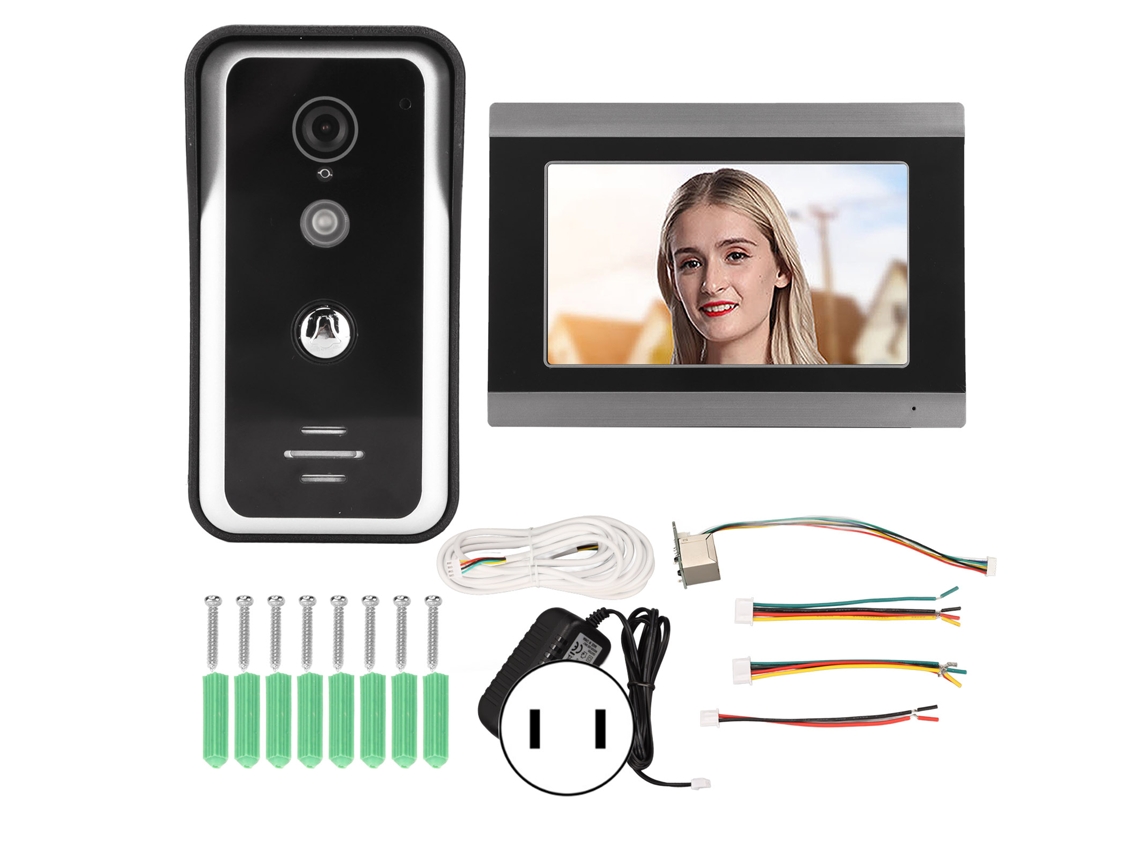 Campainha Inteligente Wifi 1080p 7 Polegadas Tuya