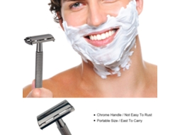 2026 navaja Tradicional para Barba com Cabo Longo, Ferramenta de Barbear para Homens, Barbear Seco e Molhado
