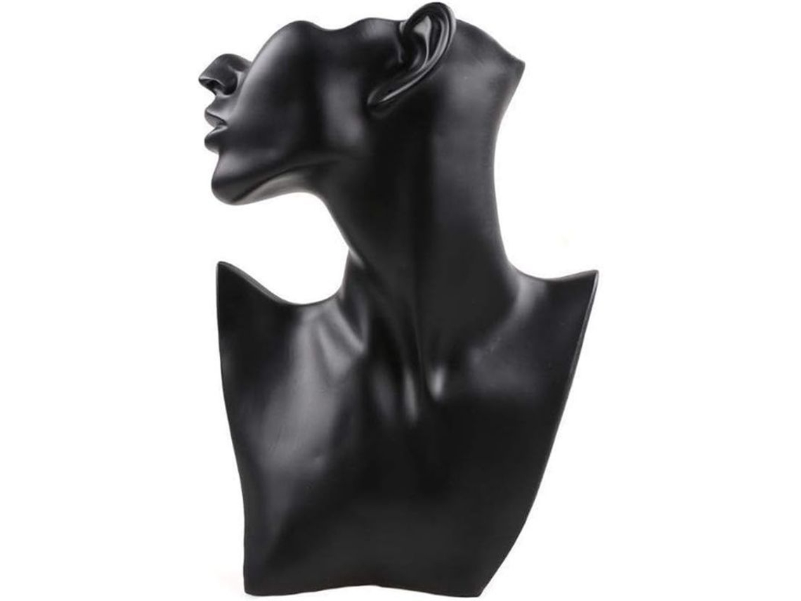 2026-porta Collares Y Pendientes De Resina 28cm Para Joyería Tiendas Mostrador Negro