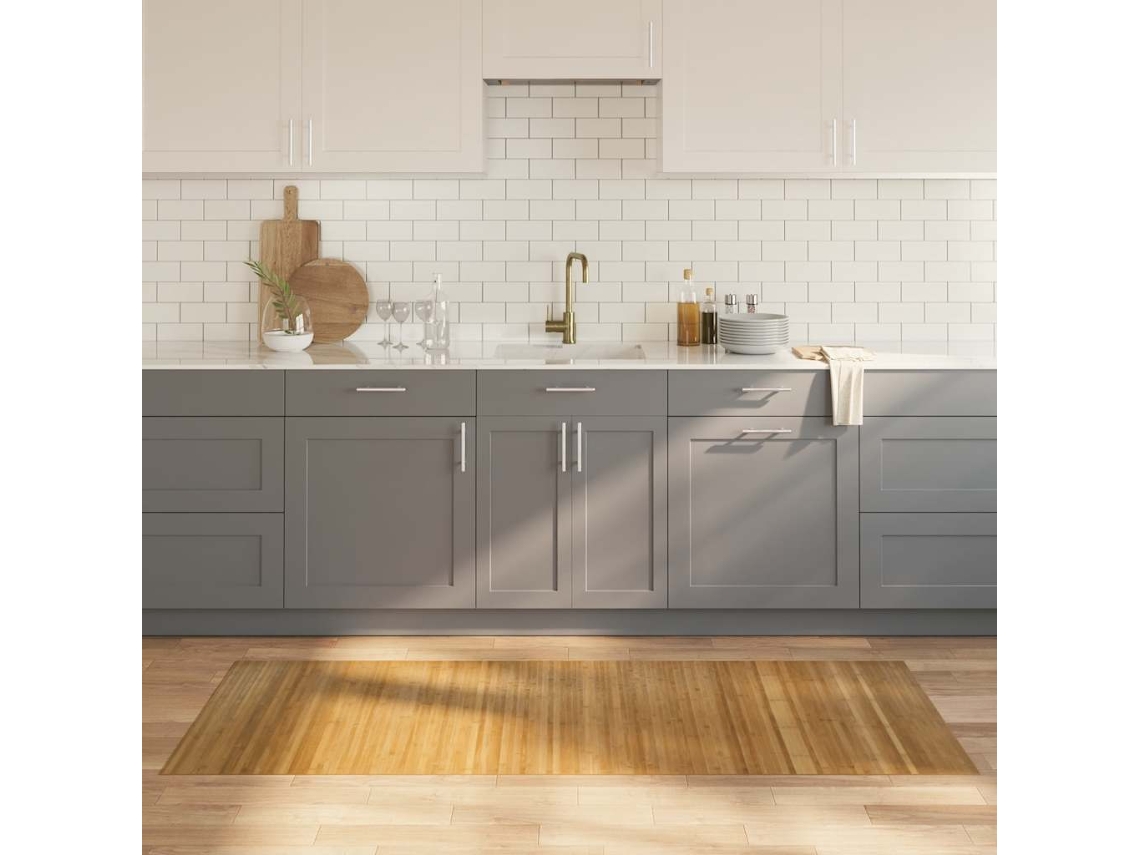 Vidaxl Tapete Retangular 80x200 Cm Bambu Cor Natural