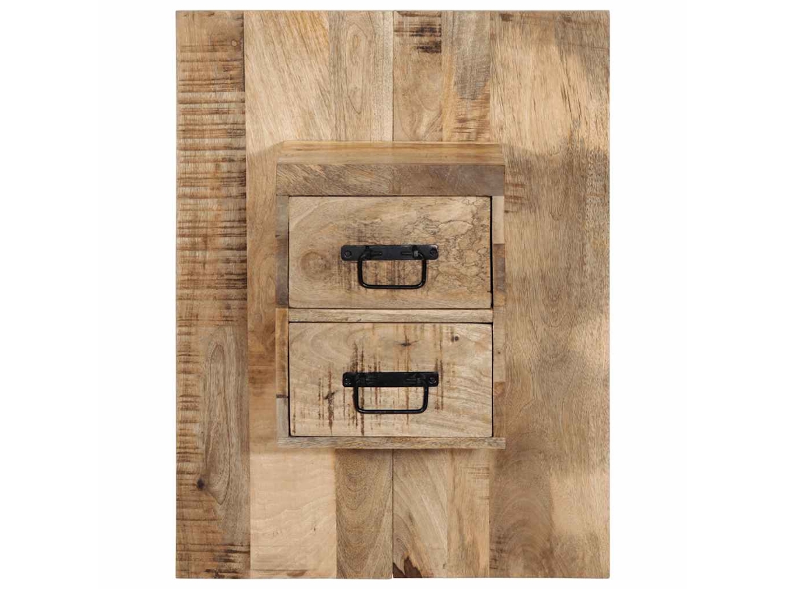 Maison Exclusive - Mesa De Cabeceira 60x32x80 Cm Madeira Maciça Manga Áspera