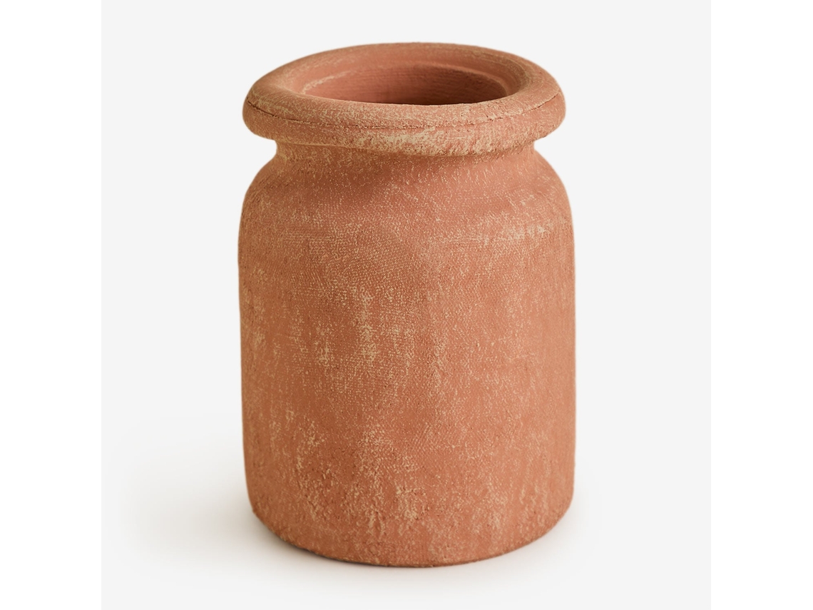 Sklum Vaso Decorativo Em Terracota Agnon Terracota Vermelho Sienna