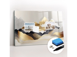 Quadro Magnético Decorativo Montanhas Abstratas Para A Cozinha Espelharte (60x40 Cm)