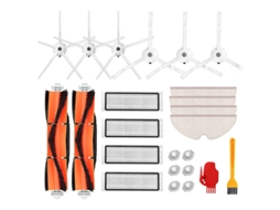 Kit de acessórios de substituição para robô aspirador de pó xiaomi mijia roborock s4 s5 s6 e4 e20 e25 e35 s50, 24 pacotes