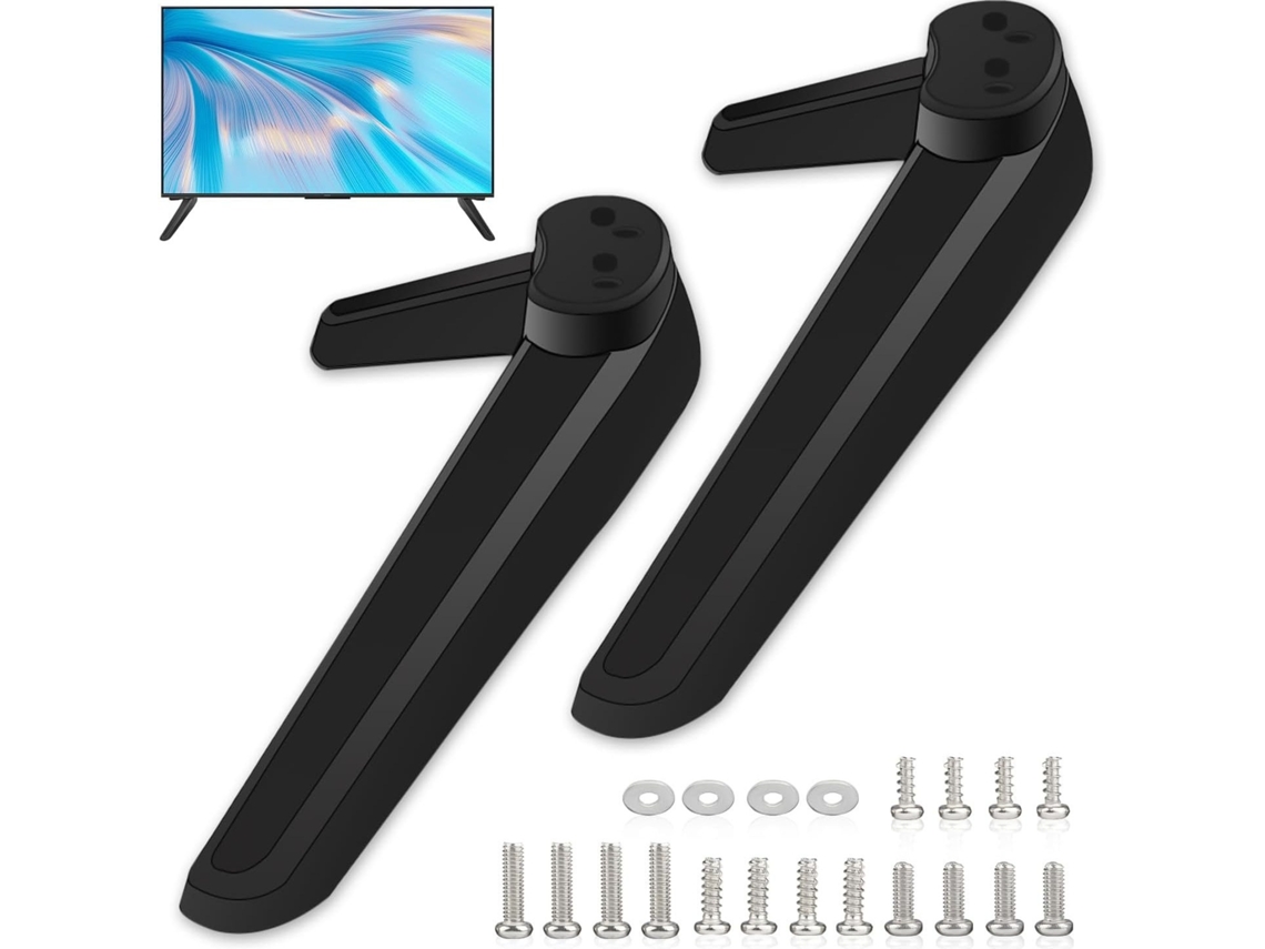 Lurelia Par De Pernas Para Móveis Base Universal Para Tv, Pés De Pedestal, Suporte De Mesa Com Parafusos