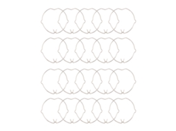 20pcs clips de mola para downlight MR16, aço manganês, instalação fácil | S/MARCA