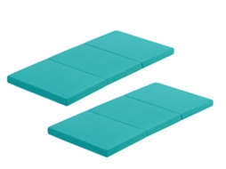 Pack De 2 Colchões Dobráveis ​​para Berço De Viagem Lulú Espuma Hr D23, 120x60 Cm, 5 Cm De Espessura, Tecido 3d Respirável E Confortável Xaluca