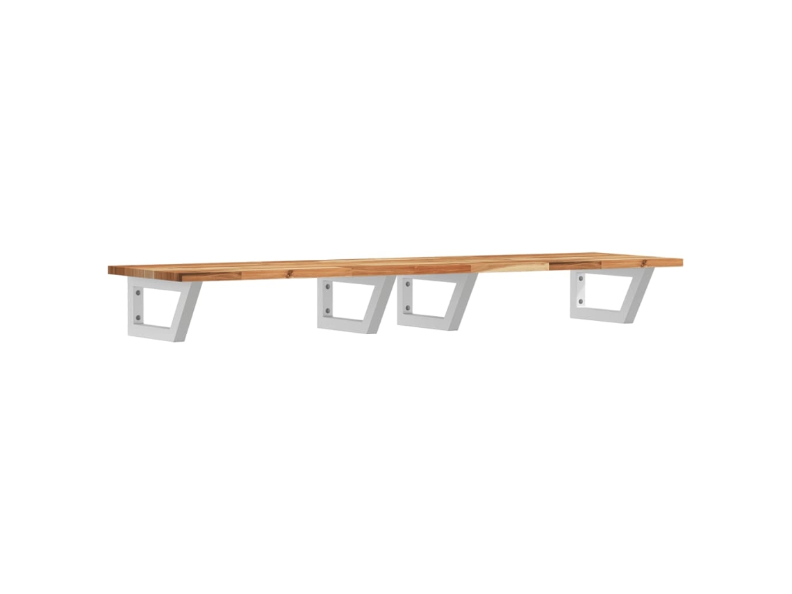 Basin Shelf, Basin Shelves Vidaxl Marrom Madeira De Acácia (120 X 40 X 2 Cm)